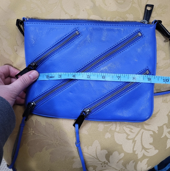 Rebecca Minkoff Cobalt Blue Moto Crossbody Bag - Picture 6 of 15
